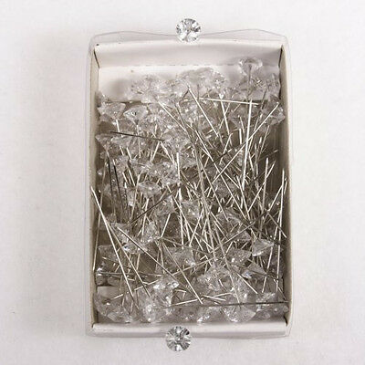 2" Diamond Corsage Pin Diamante 144 Piece Pack 08302703  Clear