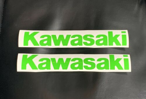 Kawasaki Sticker Decal Kawasaki Vinyl Sticker 2x (pair) **10 Colors/size Options