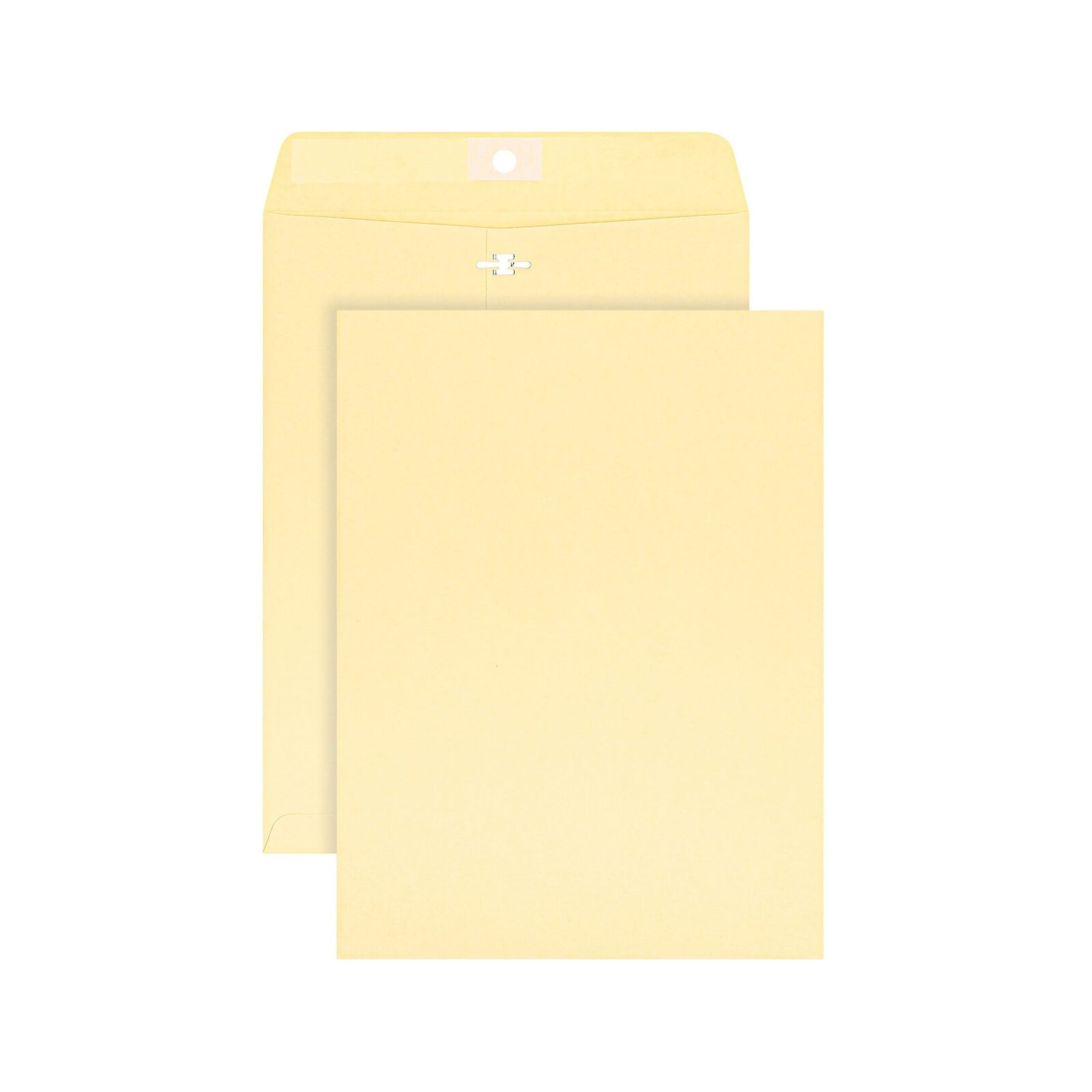 Office Depot Clasp Envelopes, 9in. X 12in., Manila, Box Of 100, 77490