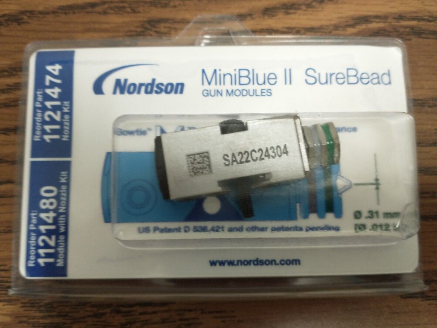 Nordson 1121480 Miniblue Surebead Module With Nozzle Kit Fast Shipping!!!