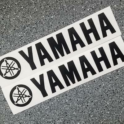 Yamaha Black 8.25in 21cm Decal Decals Yzf Fjr R6 R1 Yz Fz09 Fz1 Fz6r Tenere Sr
