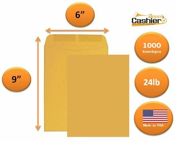 6" X 9" Premium Catalog (open End) Envelope, Brown Kraft, 1000 Envelopes 2(500)